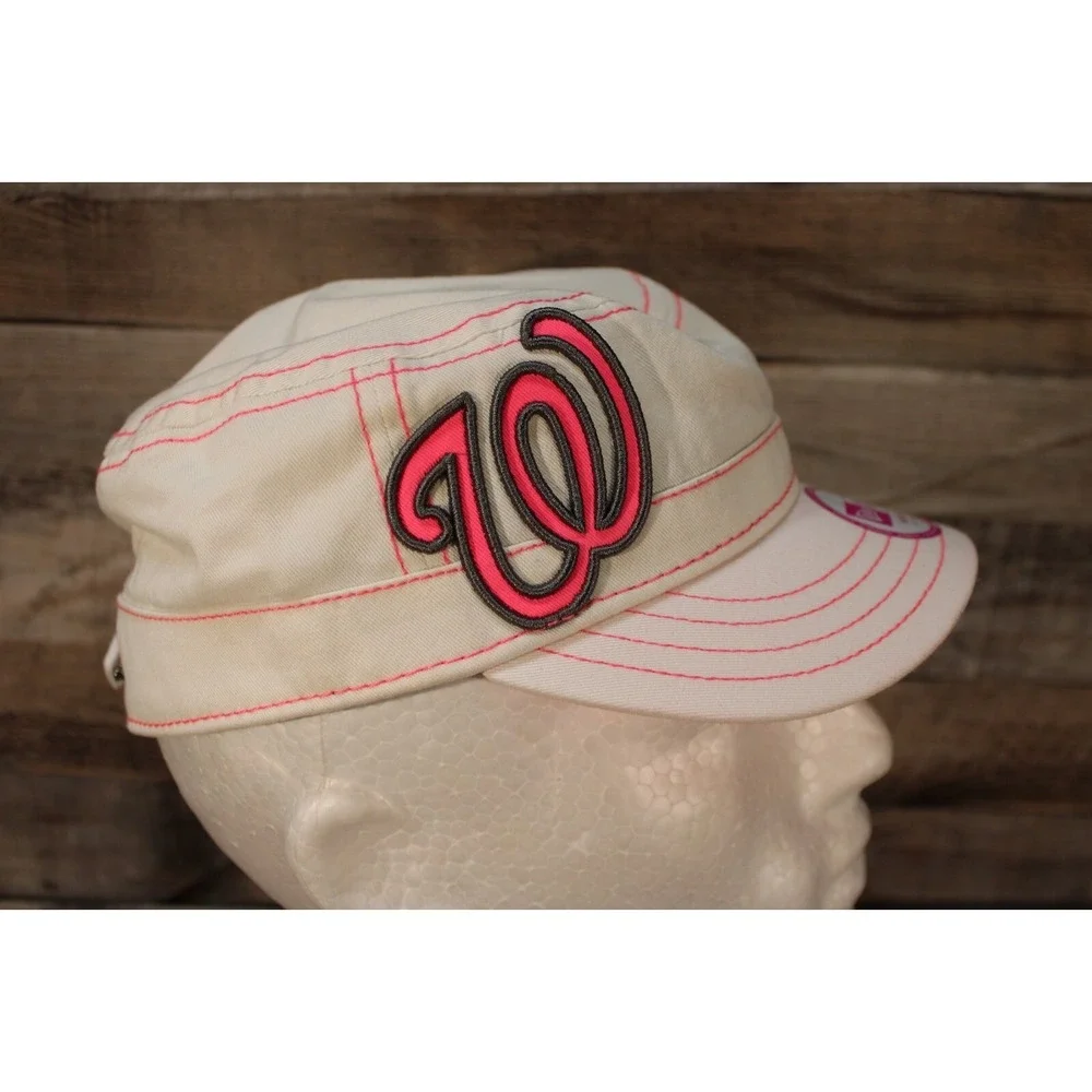 New Era Women Washington Nationals Cadet Hat Adjustable Fash Chic‎